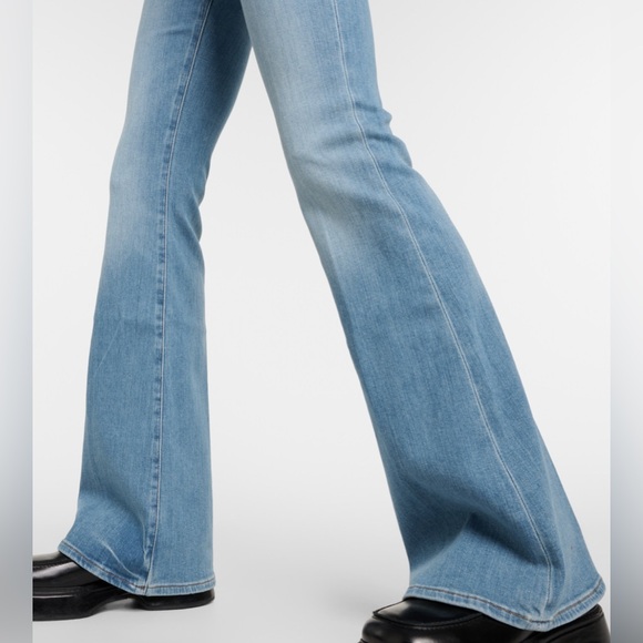NWOT$248 FRAME Made In USA Le High Flare Jeans Women 28x34” Light Denim Flared - Picture 4 of 16